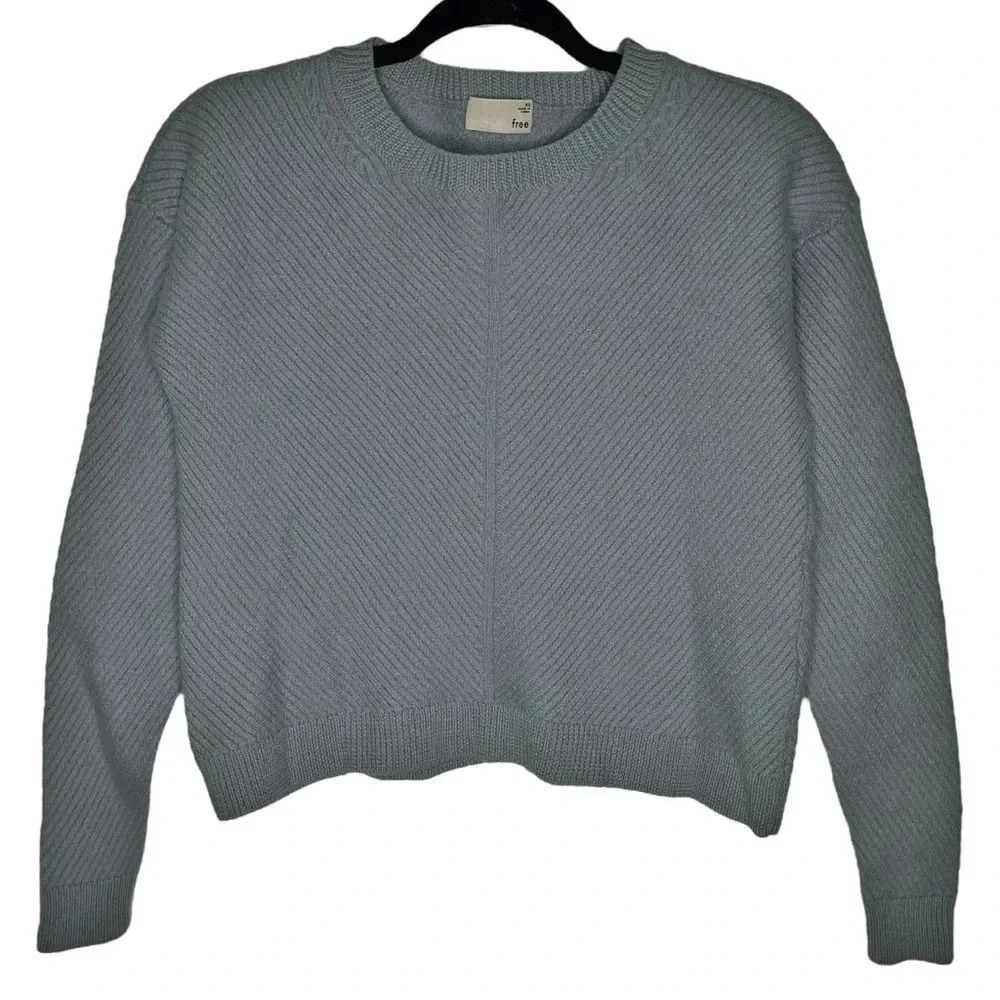 Wilfred Free Aritzia Isabelli 100% merino wool ribbed Long Sleeve Size XS